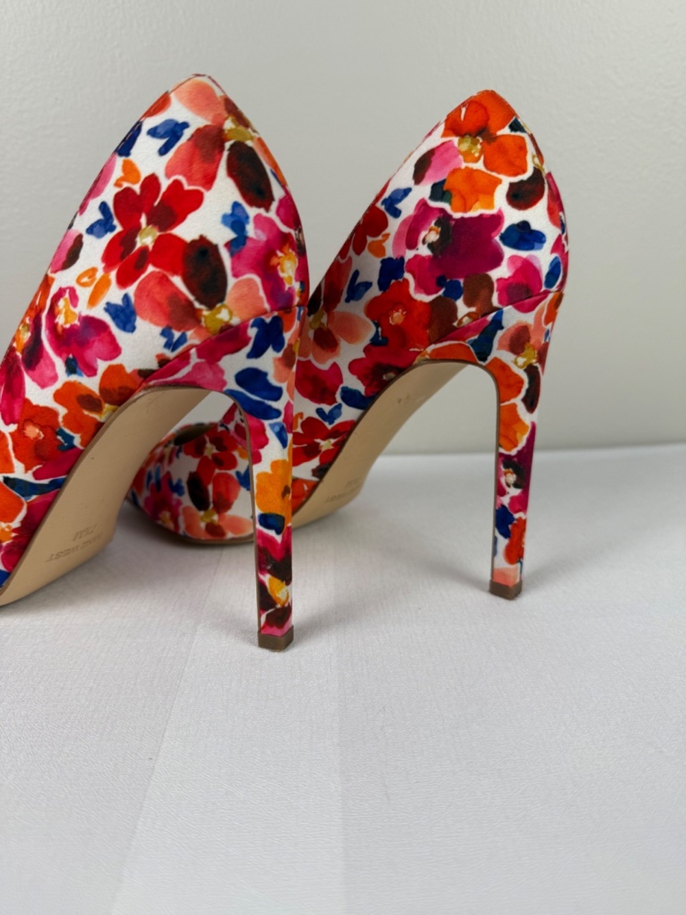 Women's Spring Summer Shoes Heels Size 7.5 - Picture 8 of 9